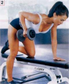広背筋のトレーニング(5):One Arm Dumbbell Row