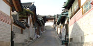 北村韓国伝統家屋の道
