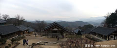 浮石寺無量壽殿からの眺め