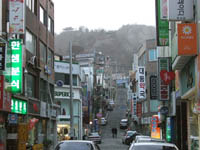 儒達山（木浦駅から）